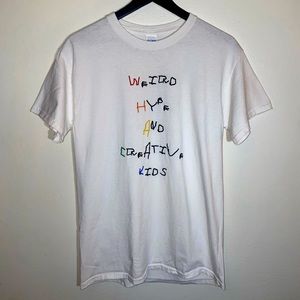 Tierra Whack White Embroidered T-shirt Music Artist Tee Size Medium